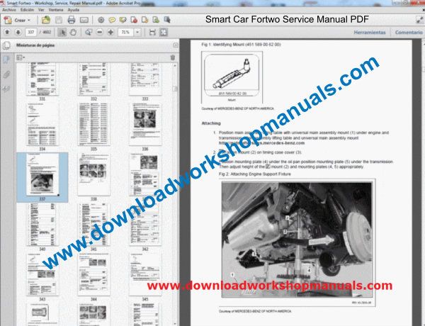Smart Car Fortwo Repair Manual pdf